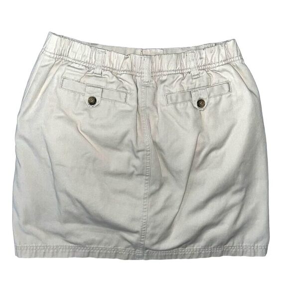 Lands’ End khaki short skort 6P - Picture 2 of 5